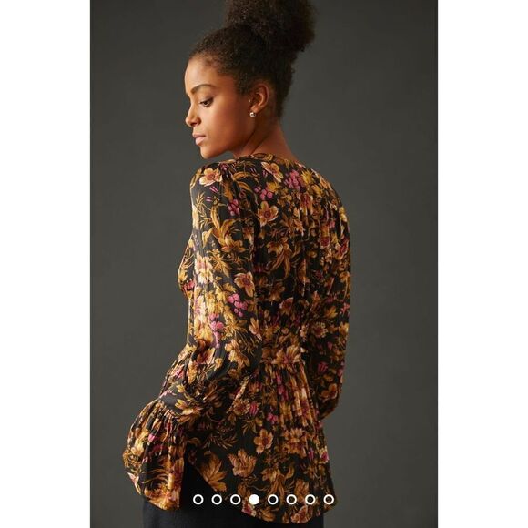 New Anthropologie Deep-V Tunic Size XS - Picture 4 of 9